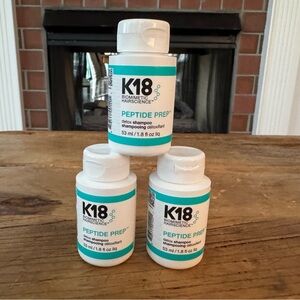 🚨BUNDLE🚨3 K18 Peptide Prep Detox Shampoo ~ 1.8 oz ~ 3 bottles!